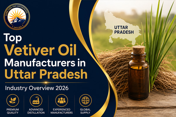 Top Vetiver Oil Manufacturers in Uttar Pradesh Industry Overview 2026